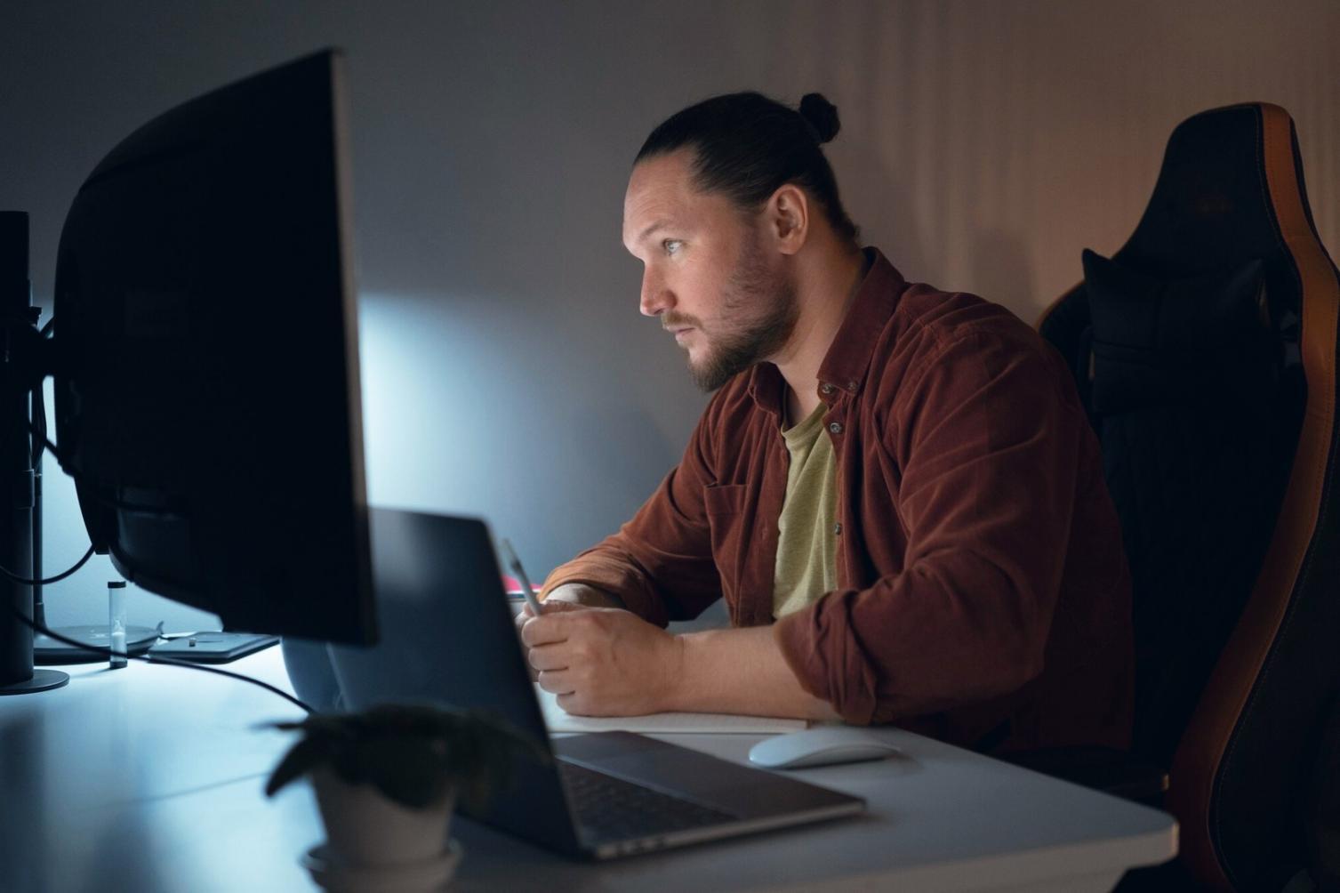 Detaillierte Netzwerkkonfiguration am Arbeitsplatz